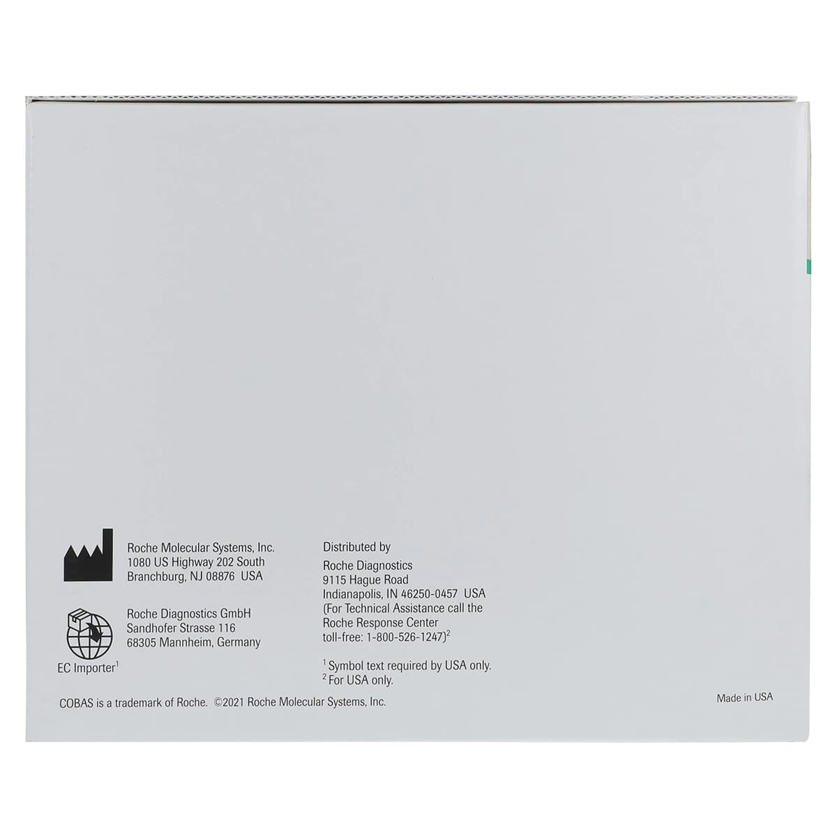 Roche Diagnostics cobas Urine Sample Kit, Disposable PCR Transport Media, 100/Package thumbnail 6