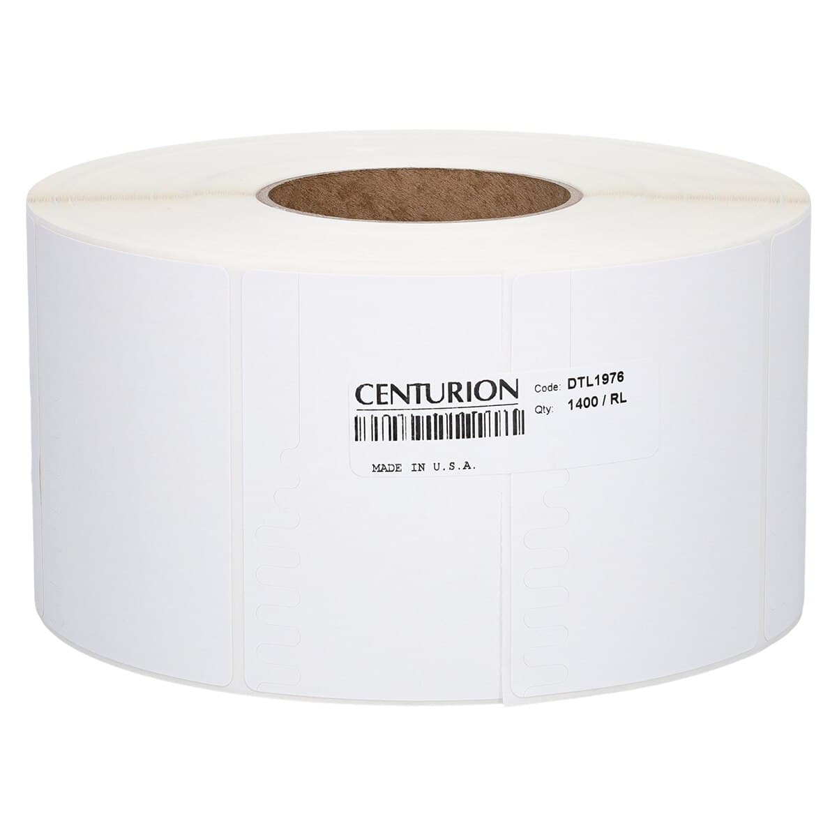 Medline Self-Shredding Labels, 4" x 3", 1400 per Roll, 4 Rolls per Box (5600 Total) - 4X3 Self Shred 1400/Roll - Image 1
