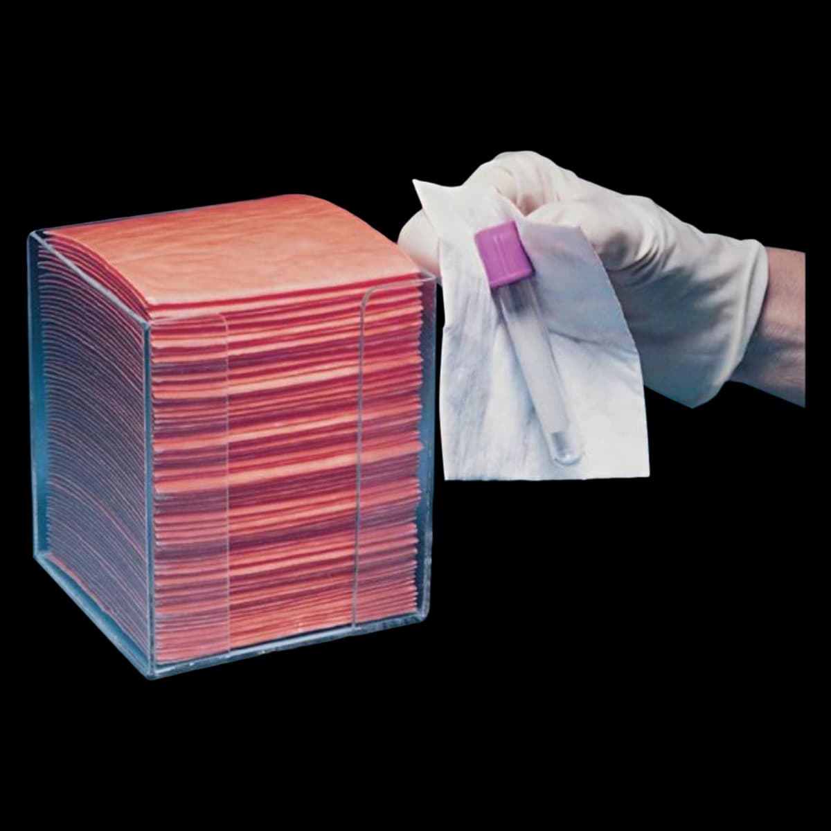 Fisherbrand BloodBloc Biohazard Wipes, 8 in x 9 in, 50/Package - Wipe Biohazard Bloodbloc - Image 1