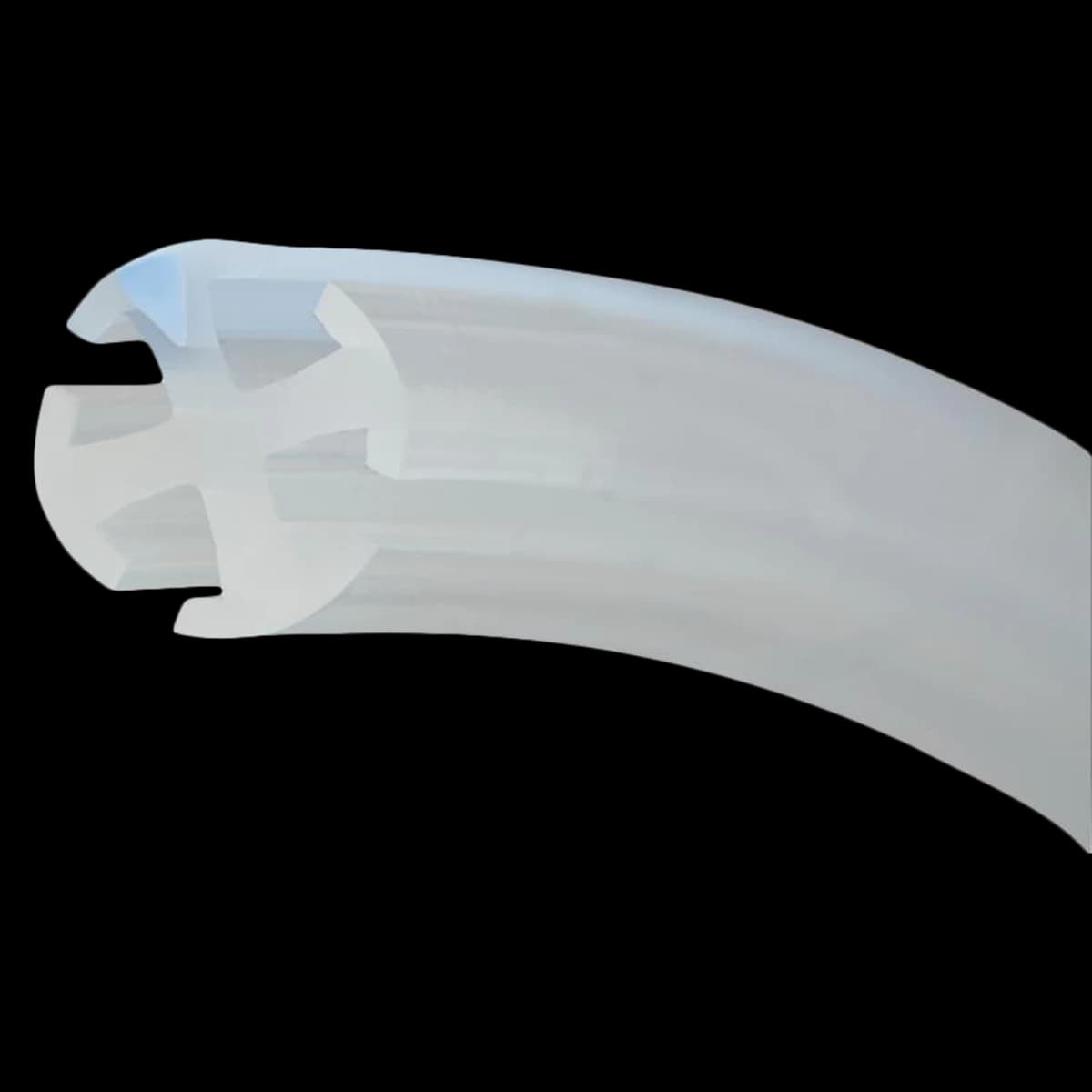 Medline Silicone Wound Drain, 24Fr, Round Tip, Full Fluted Channel - Drain Wound Channel Round - Image 1