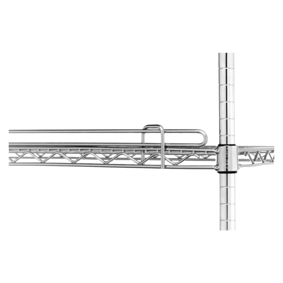 InterMetro Super Erecta Shelf Ledge, 48" x 1", for Shelving Unit - Ledge Super Erecta Shelf 48x1" - Image 1