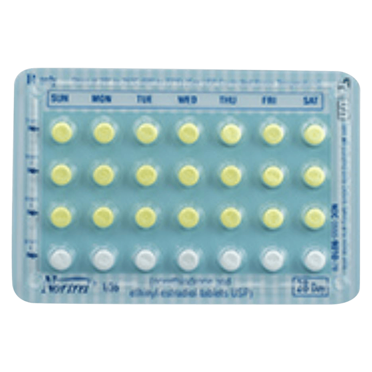 Nortrel 1/35 (Norethindrone and Ethinyl Estradiol Tablets, 1 mg/0.035 mg), 28-Day Blister Pack - Nortrel 28 Day 1-35 Tablets - Image 1