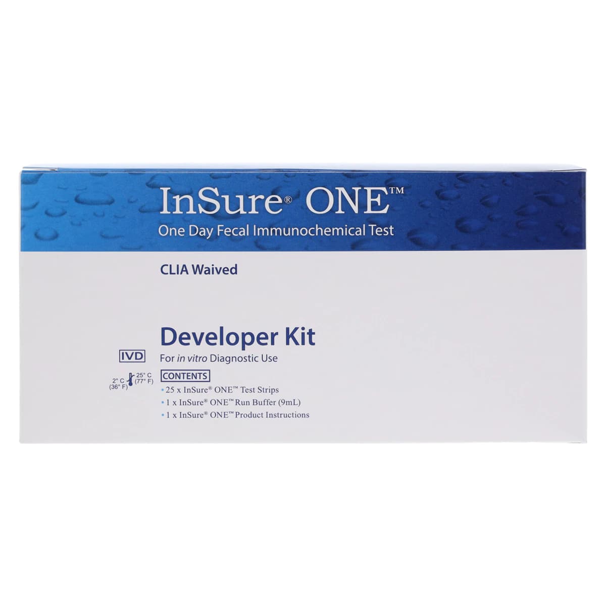 InSure ONE Combo Kit (FIT) Fecal Immunochemical Test, CLIA Waived, Colorectal Cancer Screening, 35 Tests/Box thumbnail 7