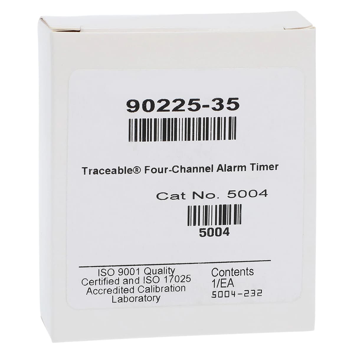 Traceable Four-Channel Alarm Timer with Audible Alarm and LCD Display, ISO 17025/A2LA/NIST Certified - Four-Channel Alarm Timer - Image 1