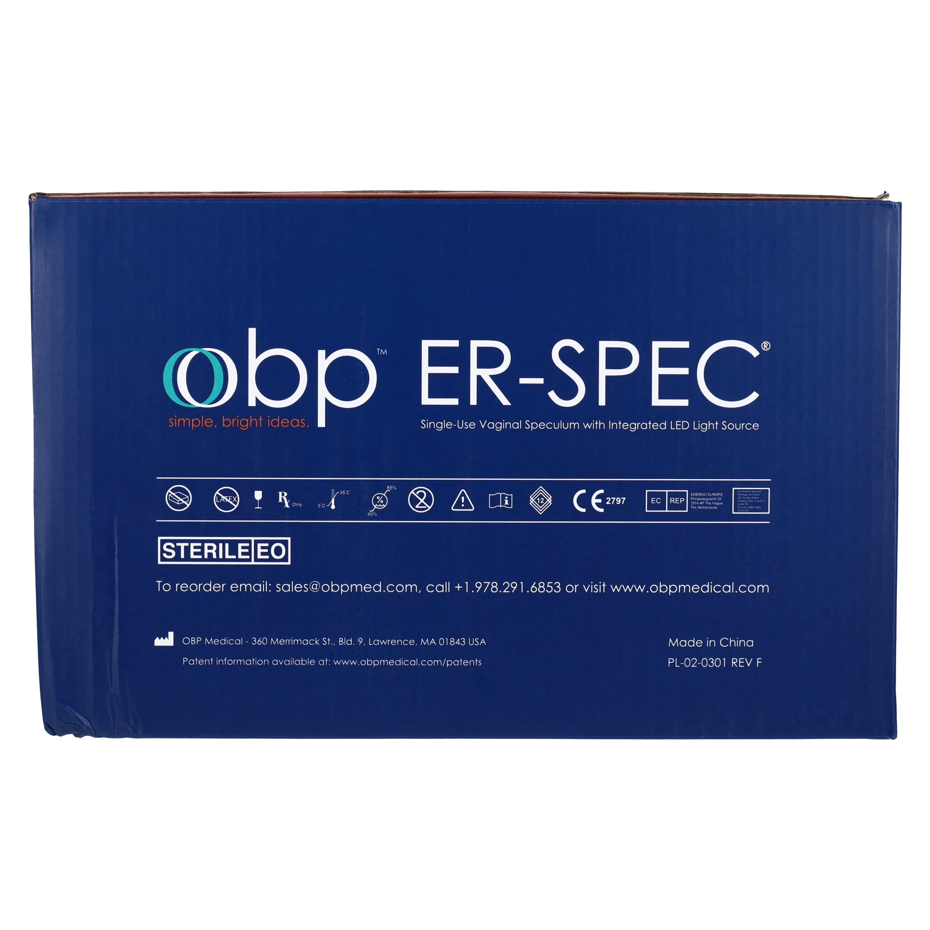 Cooper Surgical ER-SPEC Vaginal Speculum, Large, Lighted, Sterile, 48/Case thumbnail 4