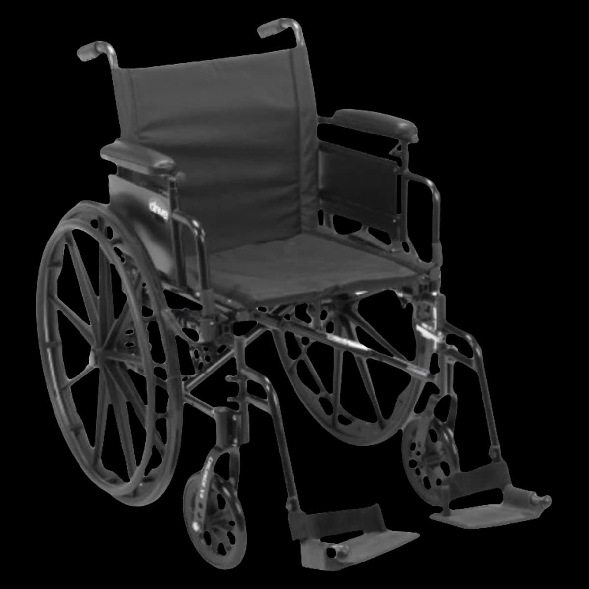 Drive Medical Designs Cruiser X4 Transport Wheelchair, Lightweight, 300 lb Capacity, Adult, ELR - Wheelchair Lghtwght Crusr -ELR - Image 1