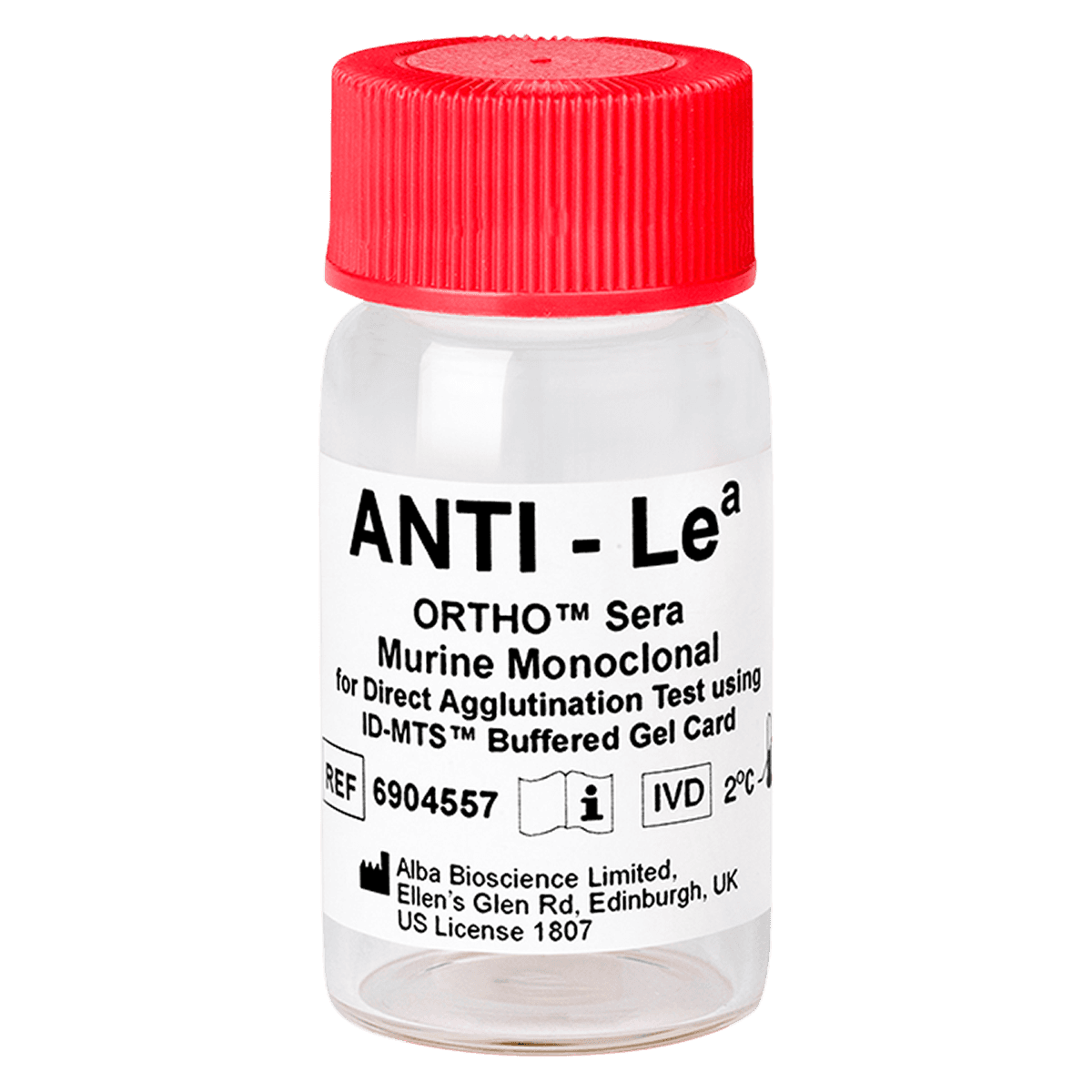 Ortho Sera Anti-Lea Blood Grouping Reagent, 3 mL, 1/Box - ORTHO Sera Anti-Lea - Image 1