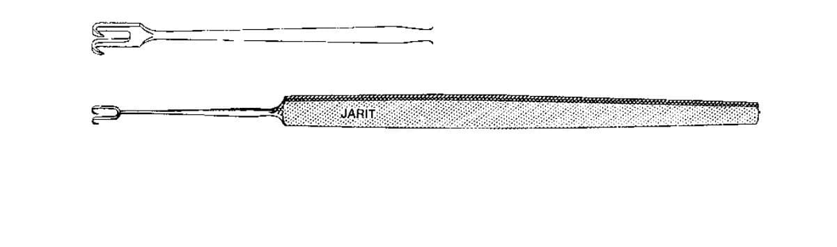 Jarit Guthrie Skin Hook, 4-3/4" (12 cm), Small - Hook Guthrie Skin 4-3/4" Small - Image 1