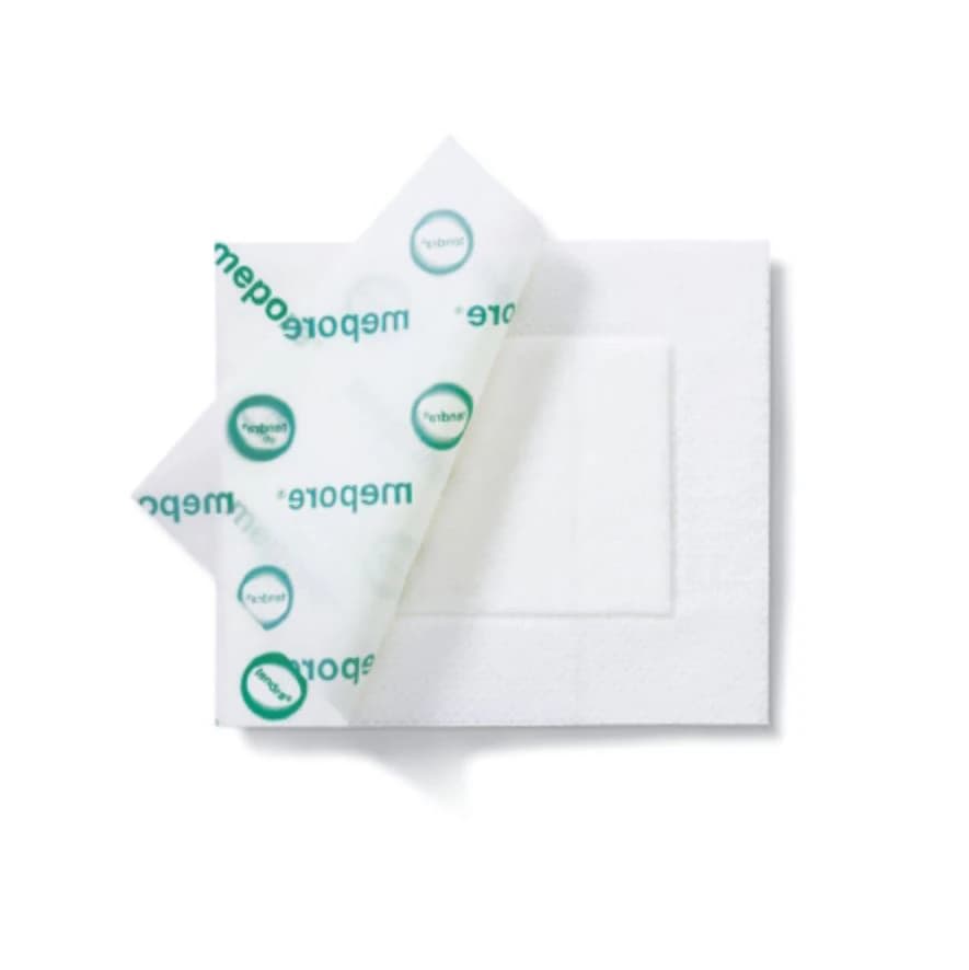 Cutimed Siltec B Silicone Foam Dressing, 3x3" Sterile, White, Super Absorbent - Dressing Silicone Foam - Image 1