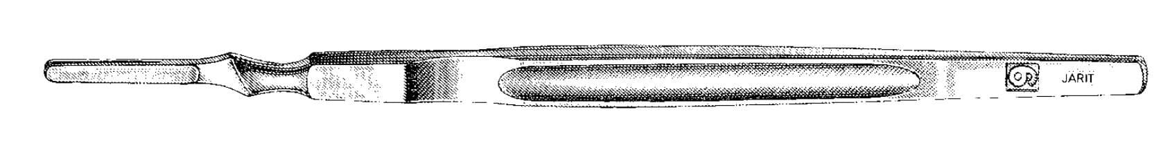 Jarit #9 Scalpel Handle, 4-3/4" - Handle Knife #9 - Image 1