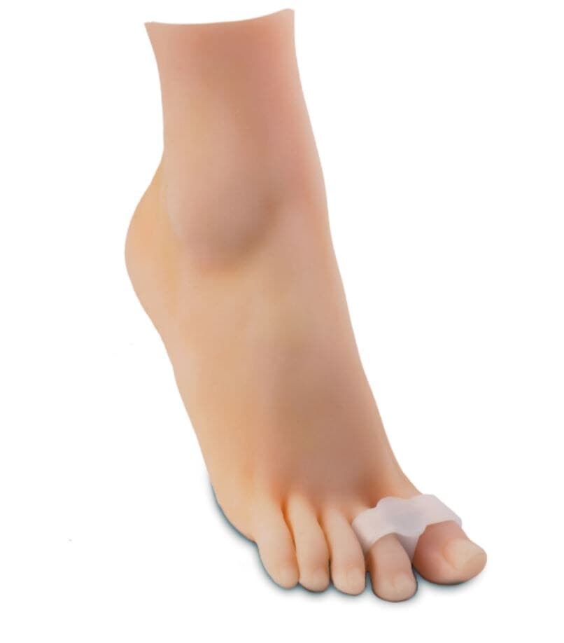 Silipos No-Slip Buddy Spacer, Toe Spacer Aid Brace for 2 Toes, Adult, Universal - No- Slip Buddy Spacer - Image 1