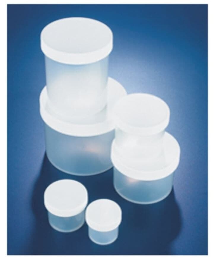 Fisher Scientific Wide Mouth Storage Jar, Polypropylene, Natural, 8 oz - Jar Storage Wide Mouth PPE - Image 1