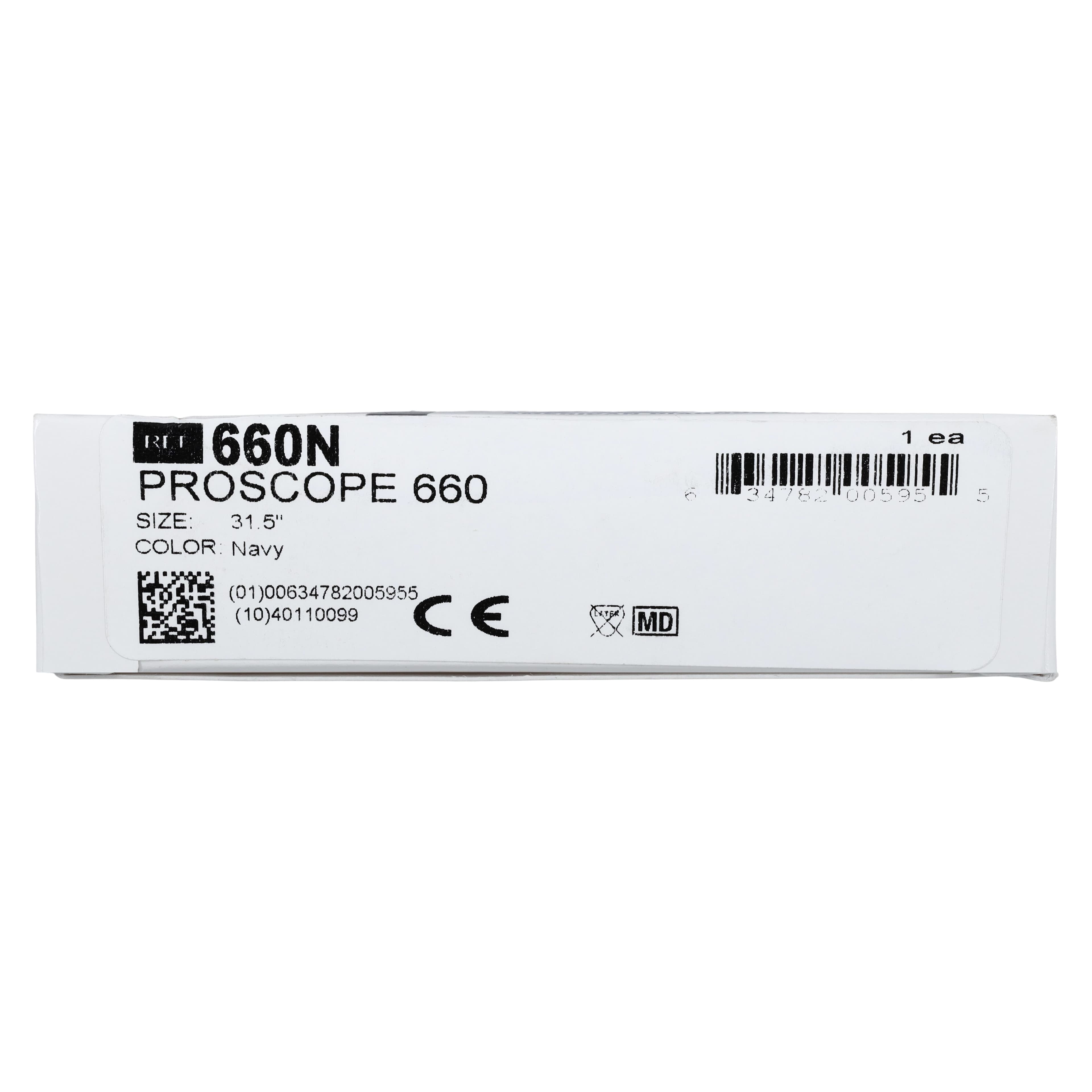 American Diagnostic Proscope 660 Classic Stethoscope, Adult, Navy, Single Lumen Tubing, 30" thumbnail 10