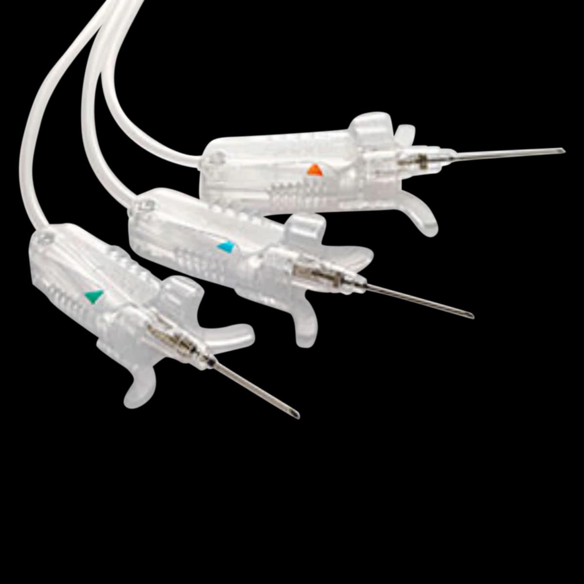 VanishPoint Blood Collection Luer Adapter, 25G x 3/4", Orange, Safety, 50/Box - VanishPoint BCS w/ Luer 12" - Image 1