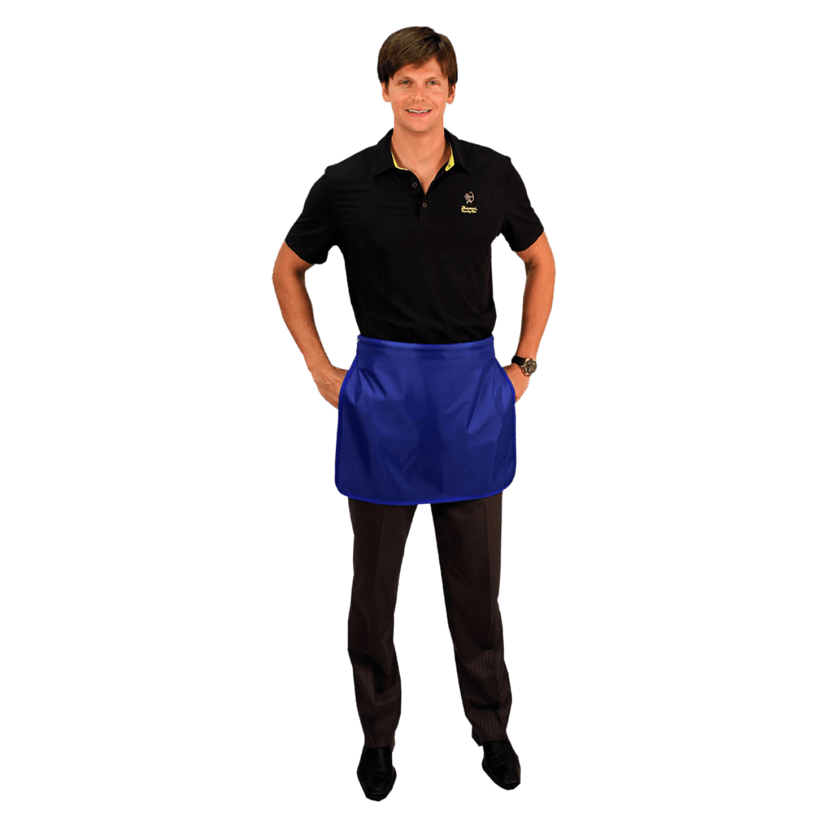Infab Corporation X-Ray Demi-Apron, Adult Unisex, 18x24", 0.5mm Lead Equivalence, with 2" Belt, Half Apron without Buckle Closure - Half Apron w/o Buckle Closure - Image 1