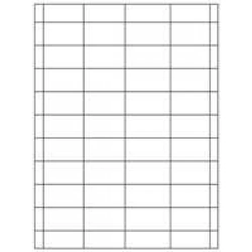 Precision Dynamics Chart Labels, Laser, Portrait, 2" x 1", White, 100/Pack - Labels Chart Laser Portrait - Image 1