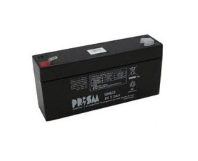 GE Healthcare OEC Critikon Dinamap Replacement Battery, 6V 3.4Ah Sealed Lead Acid - Battery 6V 3.4Ah Lead Acid - Image 1