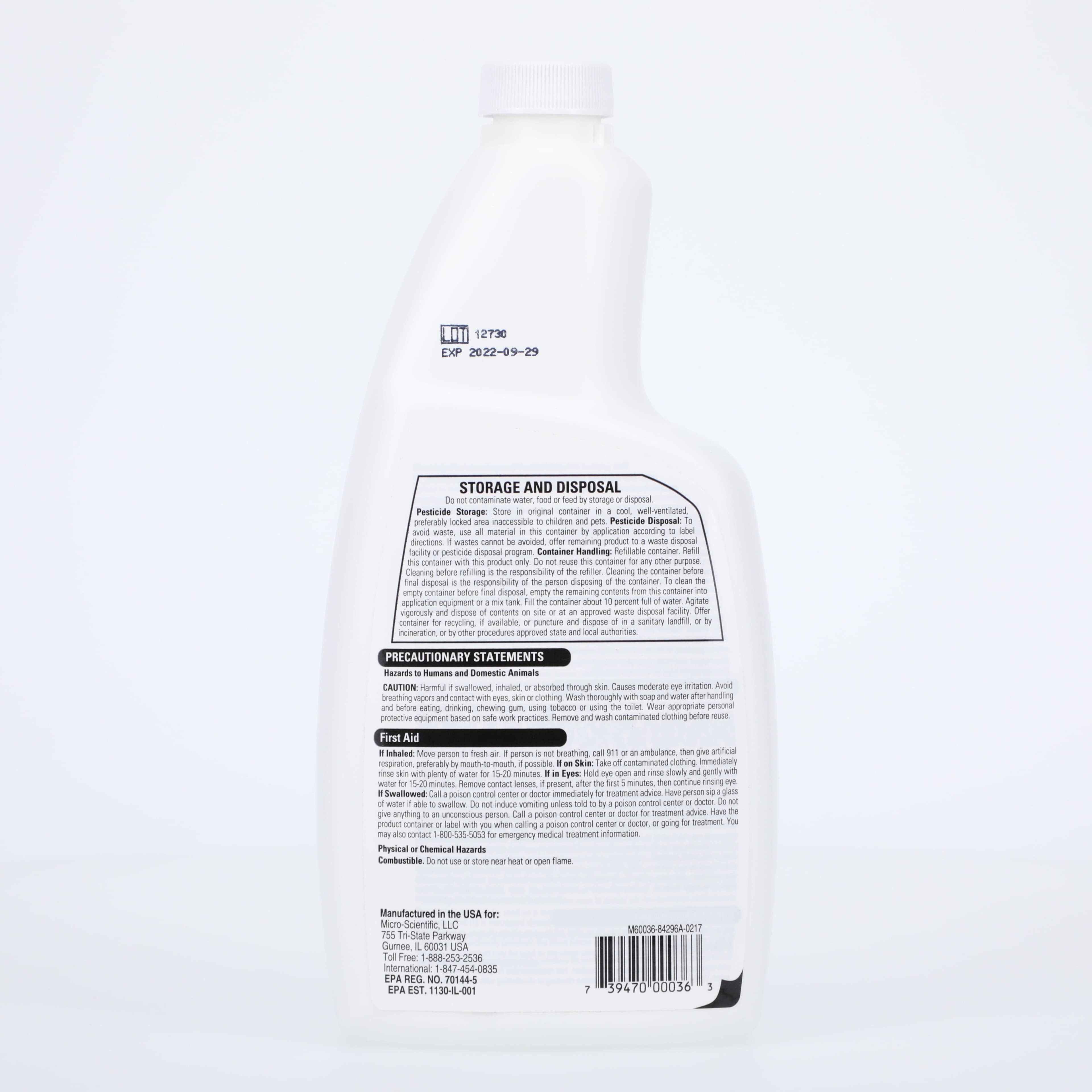 Opti-Cide MAX Disinfectant Spray, 24 oz Bottle, 12/Case thumbnail 2