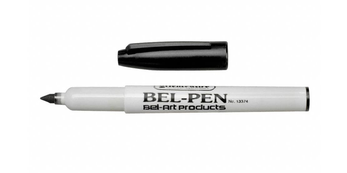 Bel-Art Products Waterproof Autoclaveable Black Marker, 3/Pack - Marker Waterproof Autoclaveabl - Image 1