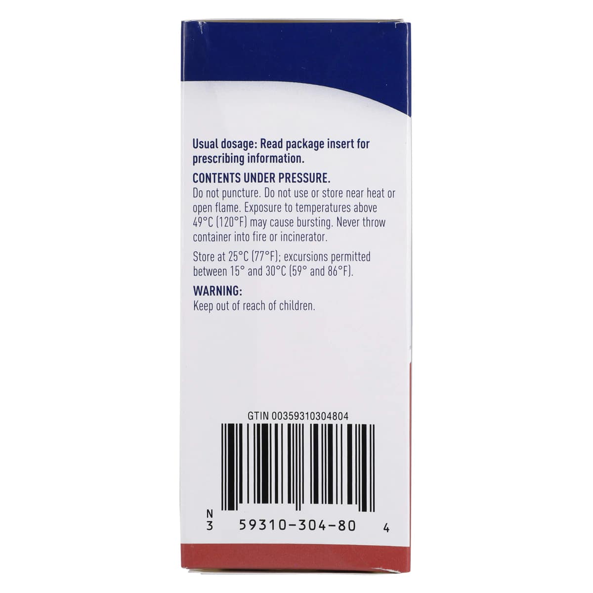 QVAR RediHaler (Beclomethasone Dipropionate HFA) Inhalation Aerosol, 80 mcg, 120 Metered Doses, 10.6 g Canister thumbnail 7