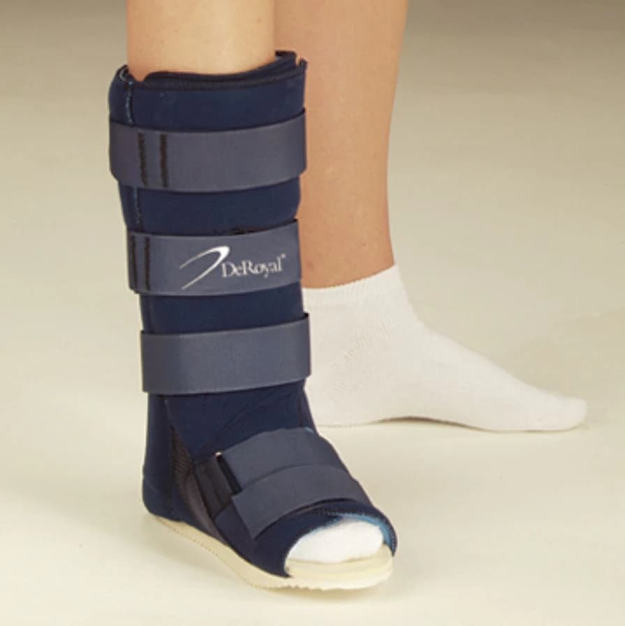 DeRoyal SplintsRite Orthopedic Splint, Ankle/Leg/Foot, Adult Foam, Medium (Men 7.5-10 / Women 8.5-11) - Splint Ortho Splitsrite - Image 1