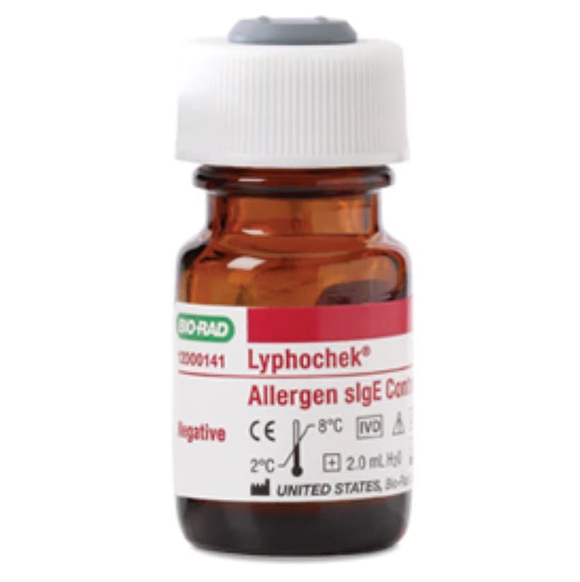Bio-Rad Lyphochek Specific IgE Allergen Negative Control, 1x2mL Minipak - Control Allrgn Lyphchk Ng Mnpk - Image 1