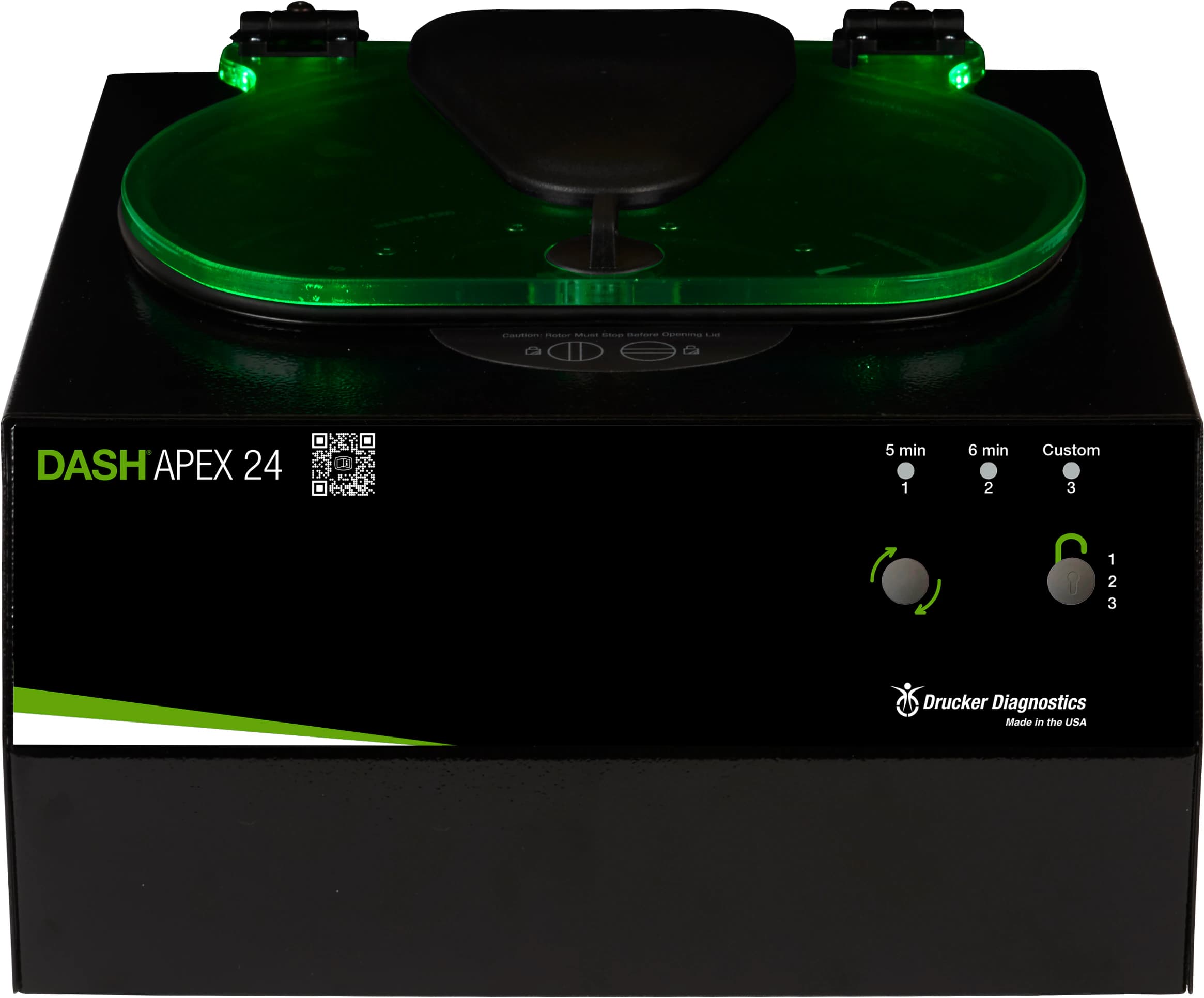 Dash APEX 24 Centrifuge, 24-Place, 4200 RPM, 3000 x g Max RCF, Illuminated Lid, UL/CE Approved - Dash APEX 24 - Image 1