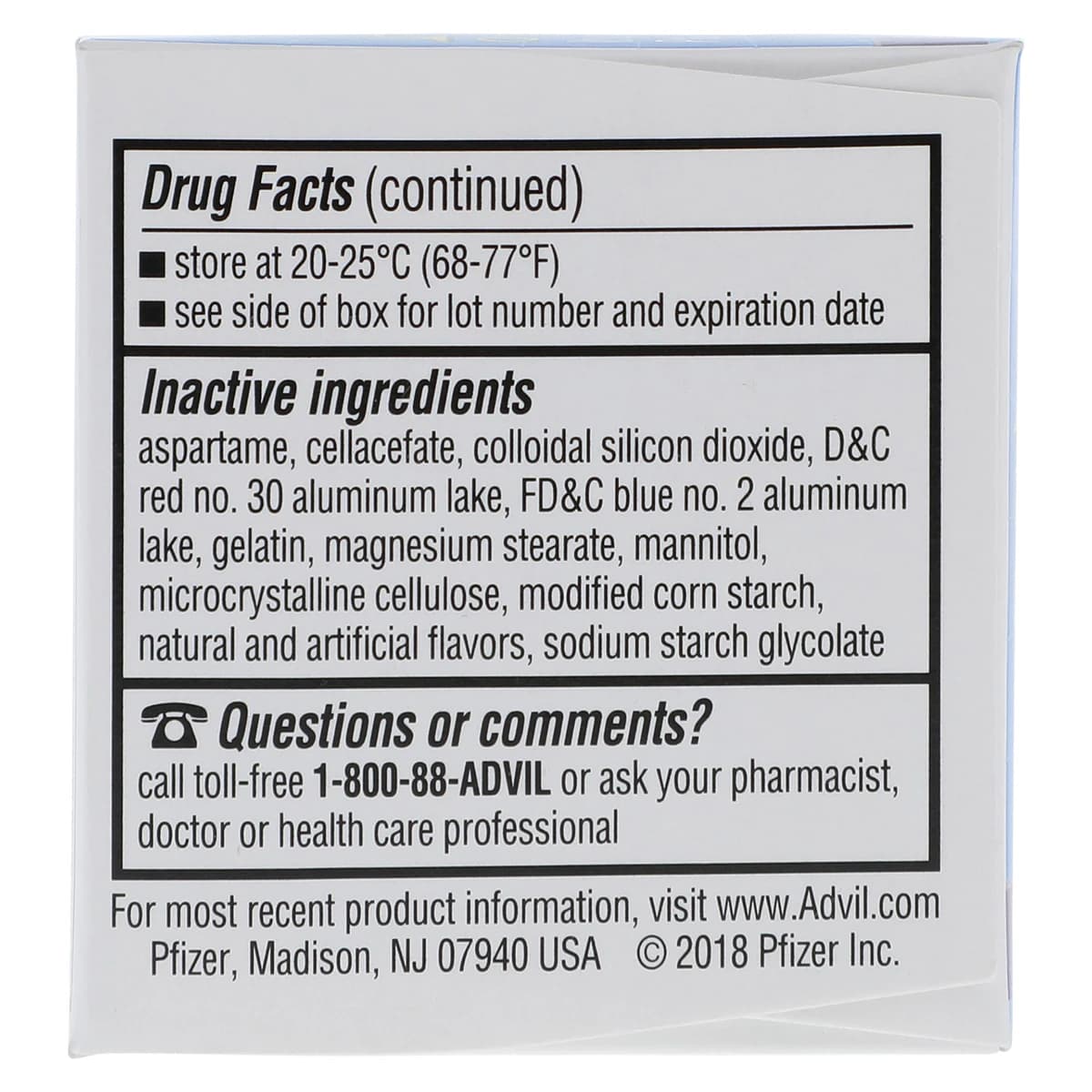 Advil Junior Chewable Tablets, 100 mg, Grape, 24 Count Bottle thumbnail 2