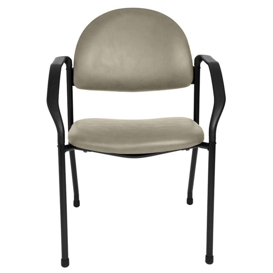 Brewer Side Chair with Arms, Feather Steel Tube Frame, 250 lb Capacity, Each thumbnail 2
