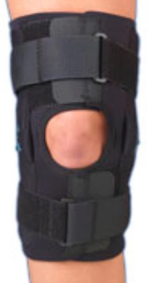Gripper Wraparound Knee Brace, Hinged, Neoprene, Adult Small, 12" - Brace Knee Hinged Gripper Nprn - Image 1