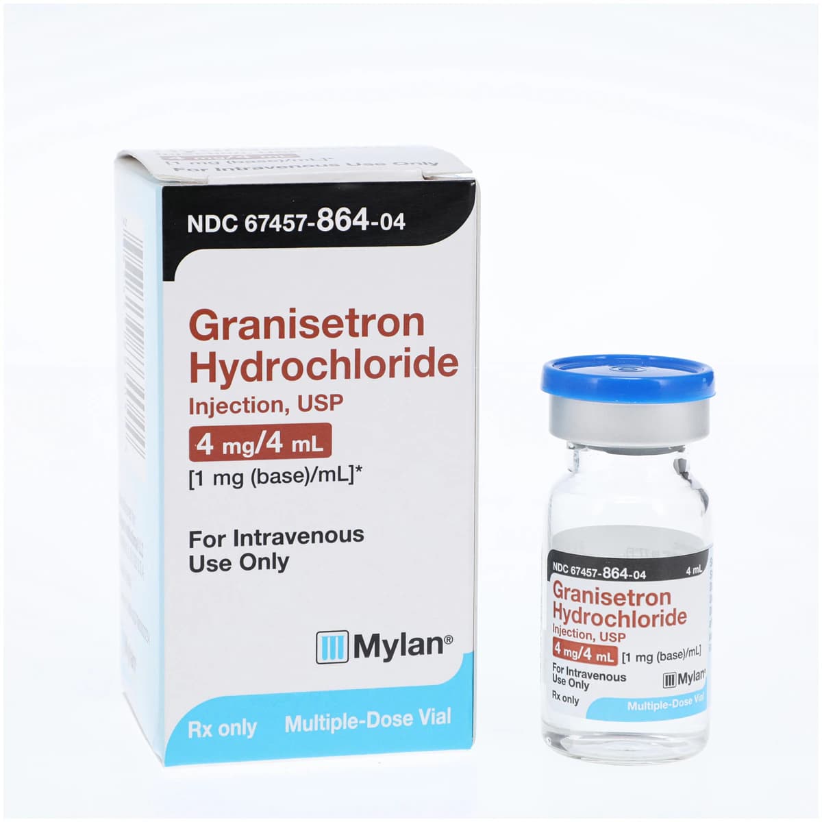 Granisetron HCl Injection 1 mg/mL, Multi-Dose Vial, 4 mL, Mylan - Granisetron HCl Inj MDV 4mL - Image 1