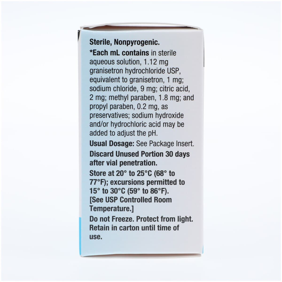 Granisetron HCl Injection 1 mg/mL, Multi-Dose Vial, 4 mL, Mylan thumbnail 4