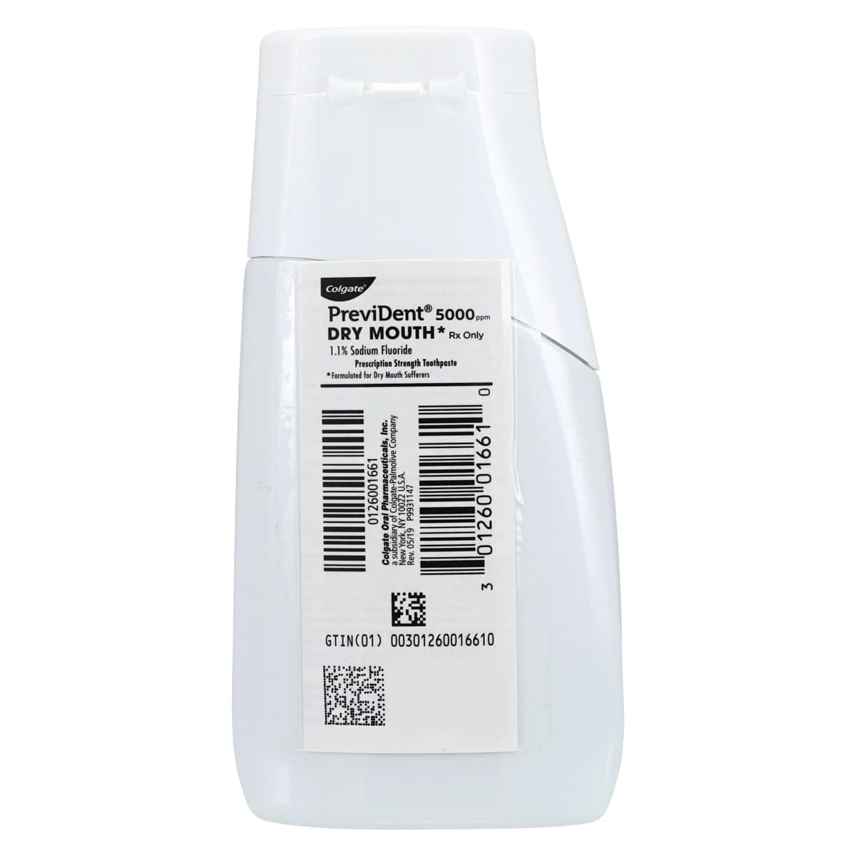 Colgate PreviDent 5000 ppm Dry Mouth Toothpaste, Mint, 1.1% NaF, Liquid Gel, Rx, 3.4 oz/Bottle thumbnail 2