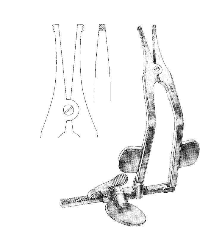 Jarit Clower Vertebrae Spreader, 4" - Spreader Clower Vertebrea - Image 1