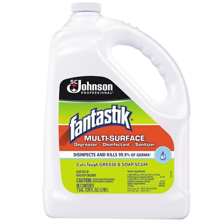 Fantastik All-Purpose Cleaner, Pleasant Scent, 128 oz Bottle, 4/Case - Cleaner All Purpose Multi-Surf - Image 1