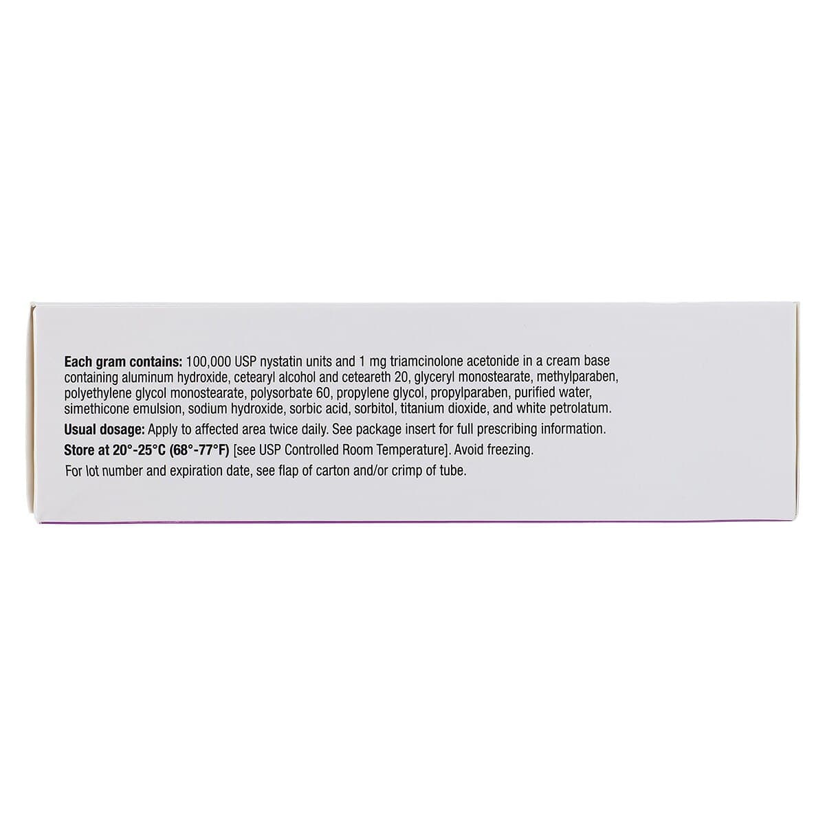 Nystatin & Triamcinolone Cream, 100,000 U/gm, 60gm Tube thumbnail 6