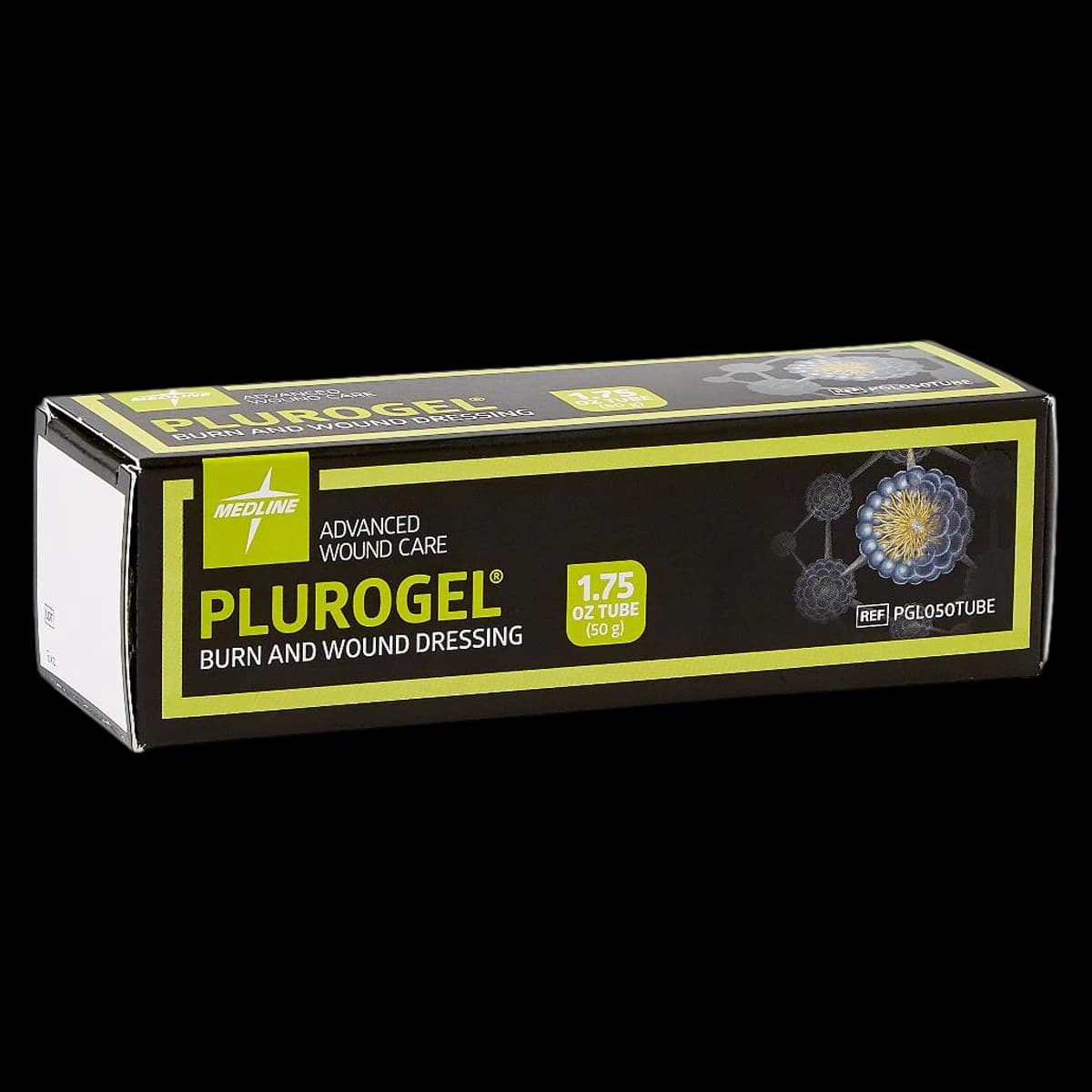 Medline PluroGel Hydrogel Burn Dressing, 4" x 4", 50 g, Sterile, Latex-Free - Dressing Wound PluroGel Burn - Image 1