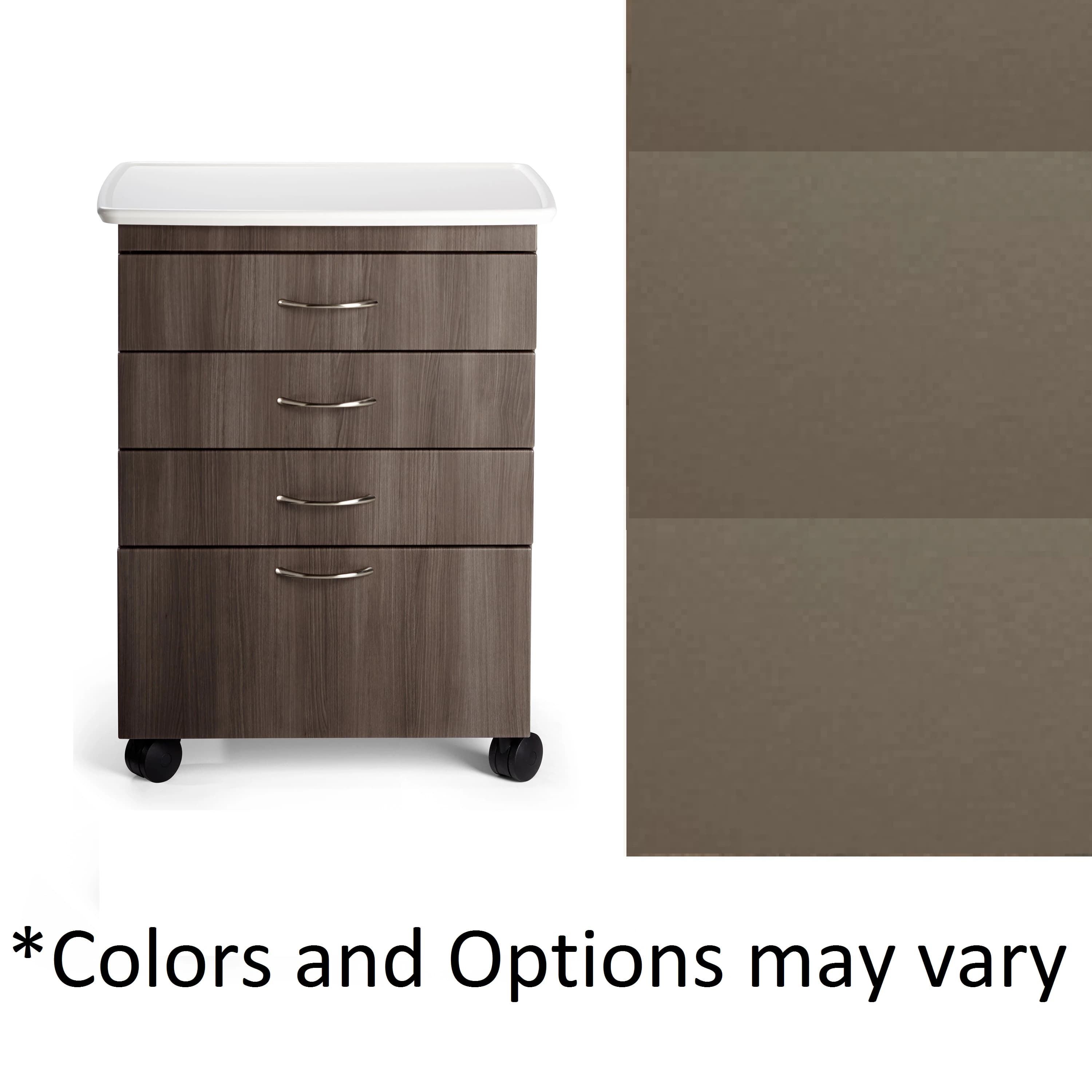 Midmark Corporation Treatment Cabinet Mobile 3 Drawer Lock - Cabinet Treatment Mobile 3 Drw - Image 1