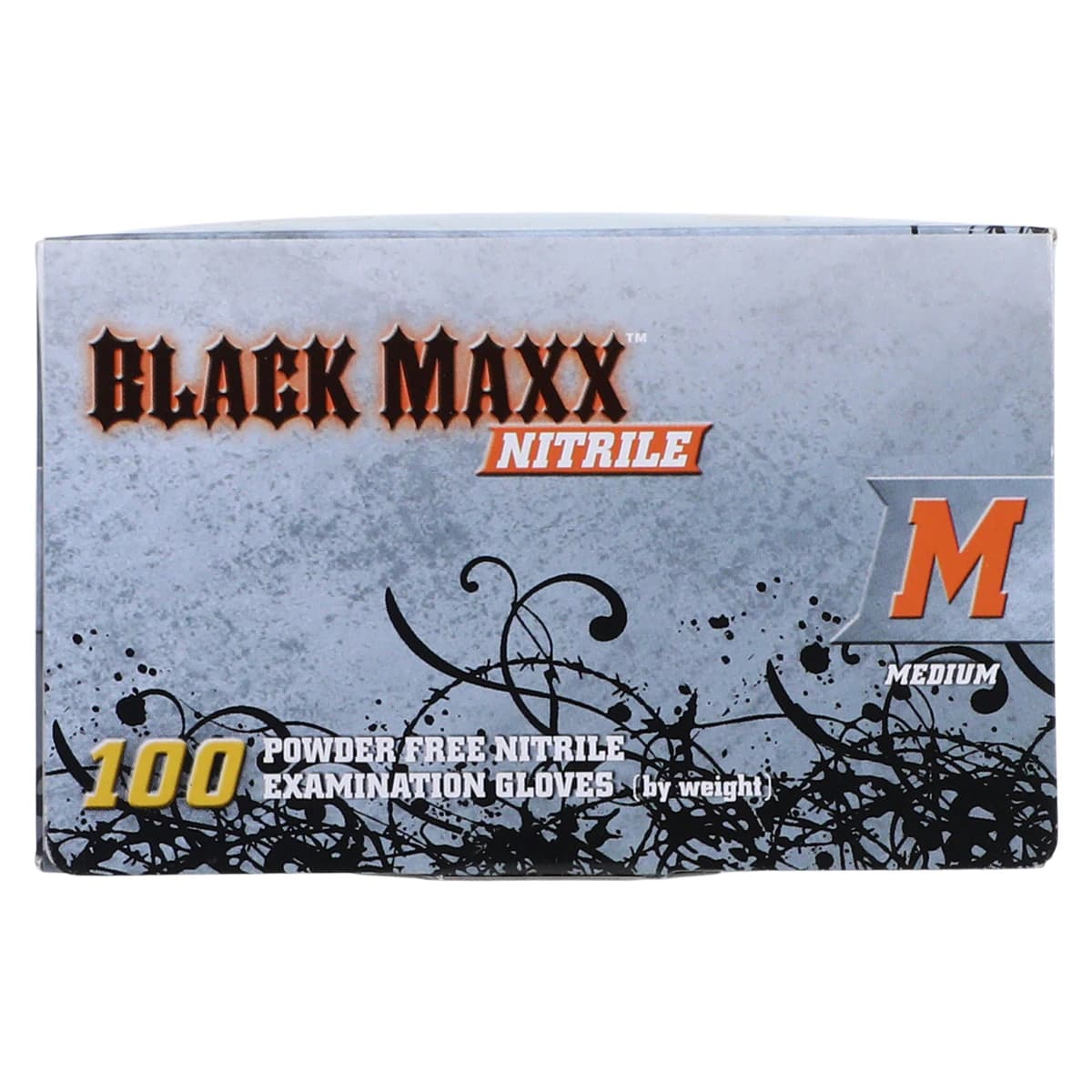 Black Maxx Nitrile Exam Gloves, Powder Free, Non-Sterile, Textured, Medium, Black, 100/Box, BMN100M thumbnail 6