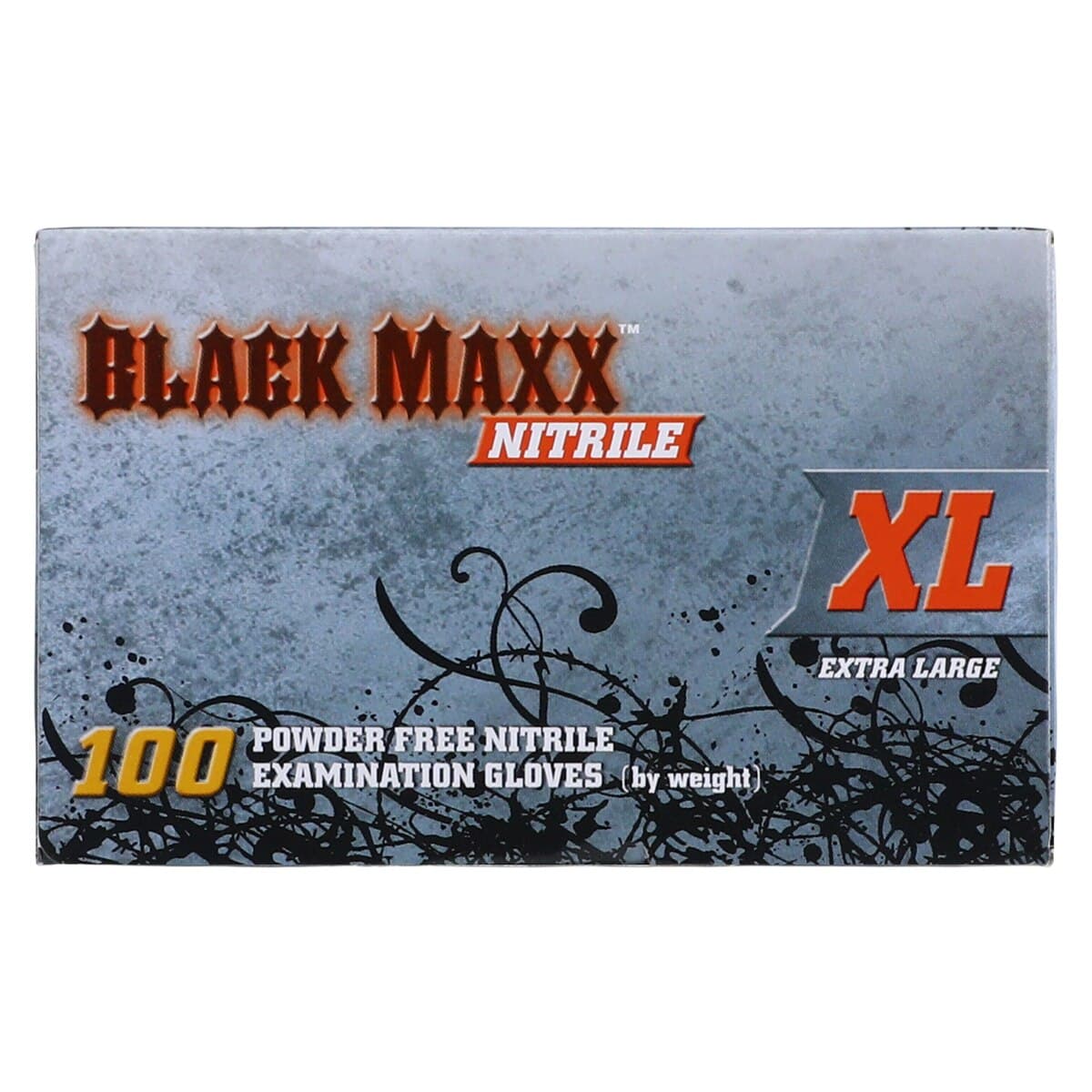 Black Maxx Nitrile Exam Gloves, Powder Free, Non-Sterile, X-Large, Black, 100/Box, BMN100XL thumbnail 5