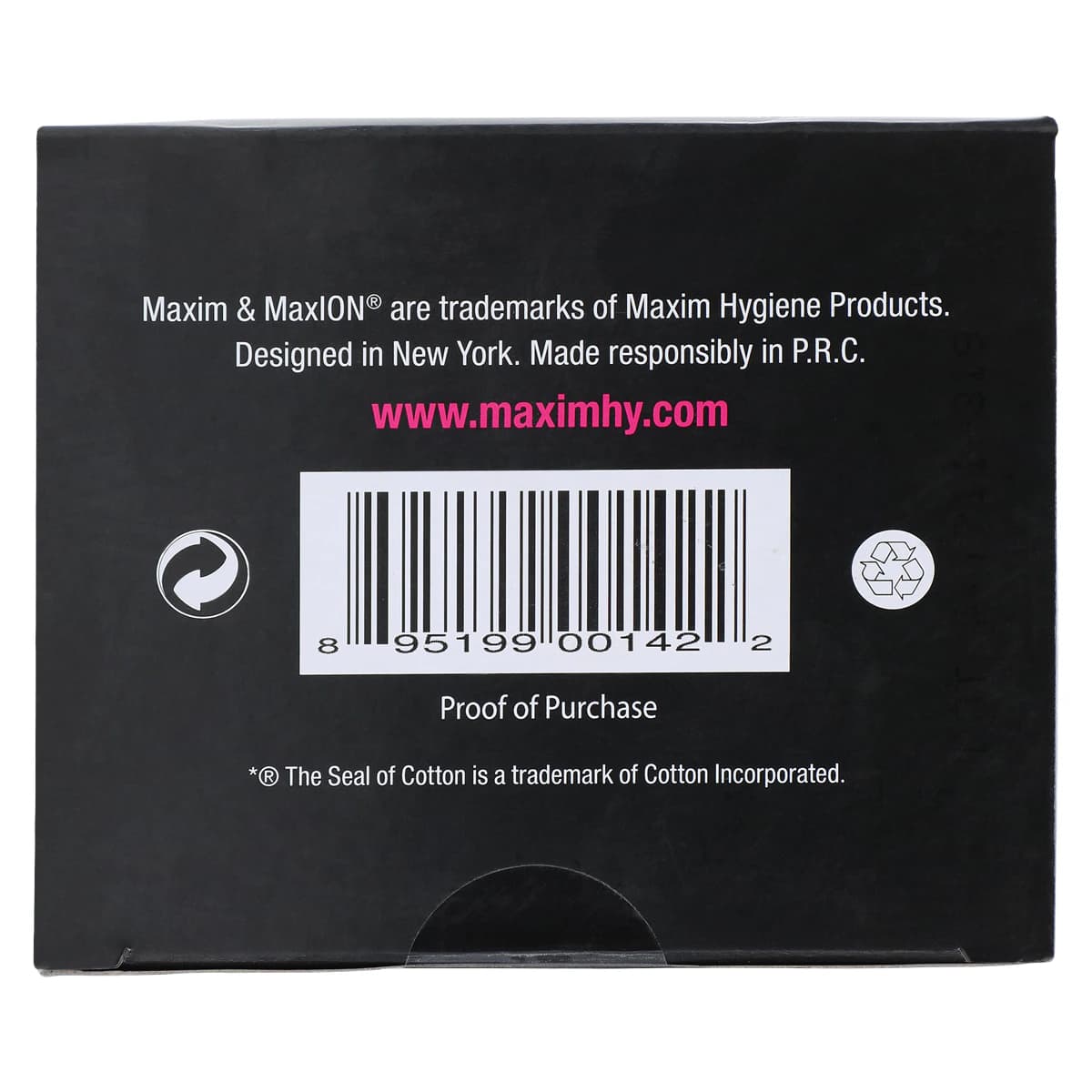 Maxion Chlorine-Free Ultra Thin Super Plus Overnight Sanitary Pads with Wings, White, Disposable, 8/Package thumbnail 5