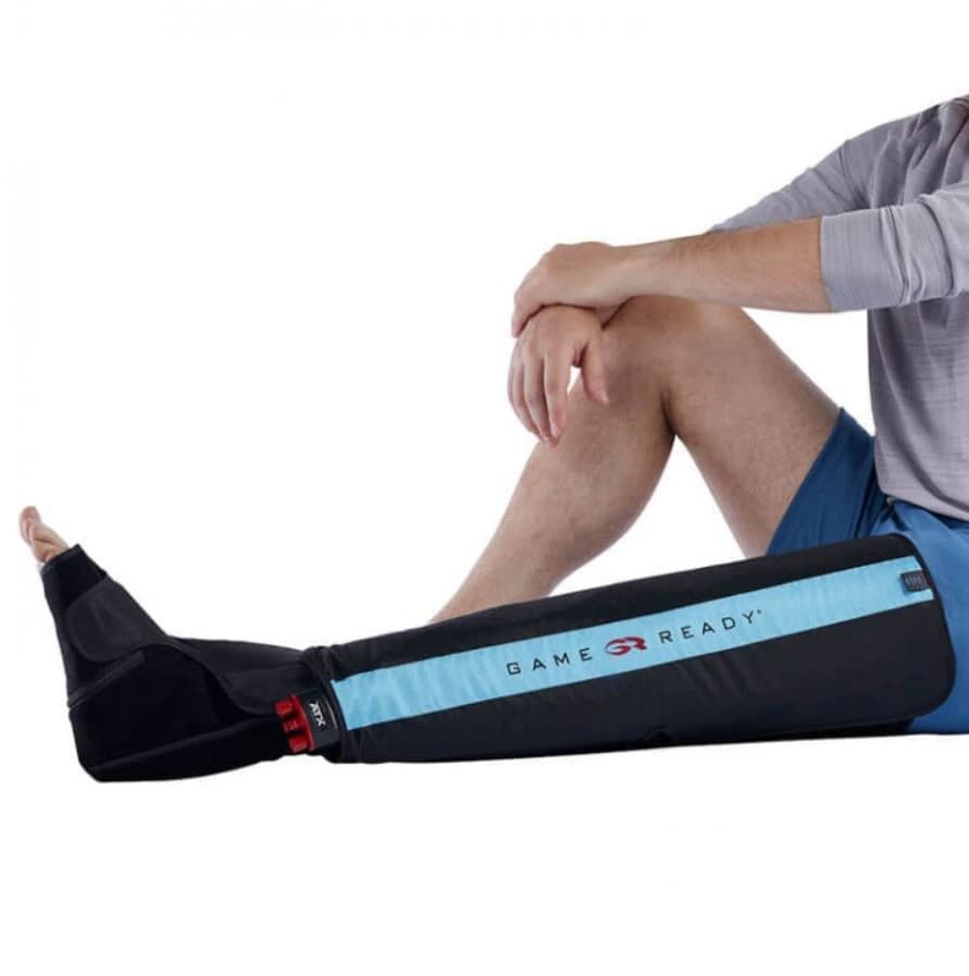 Game Ready ATX Full Leg Compression Wrap, Large, Black (Heat Ex) - Boot Full Leg ATX Wrap Heat Ex - Image 1