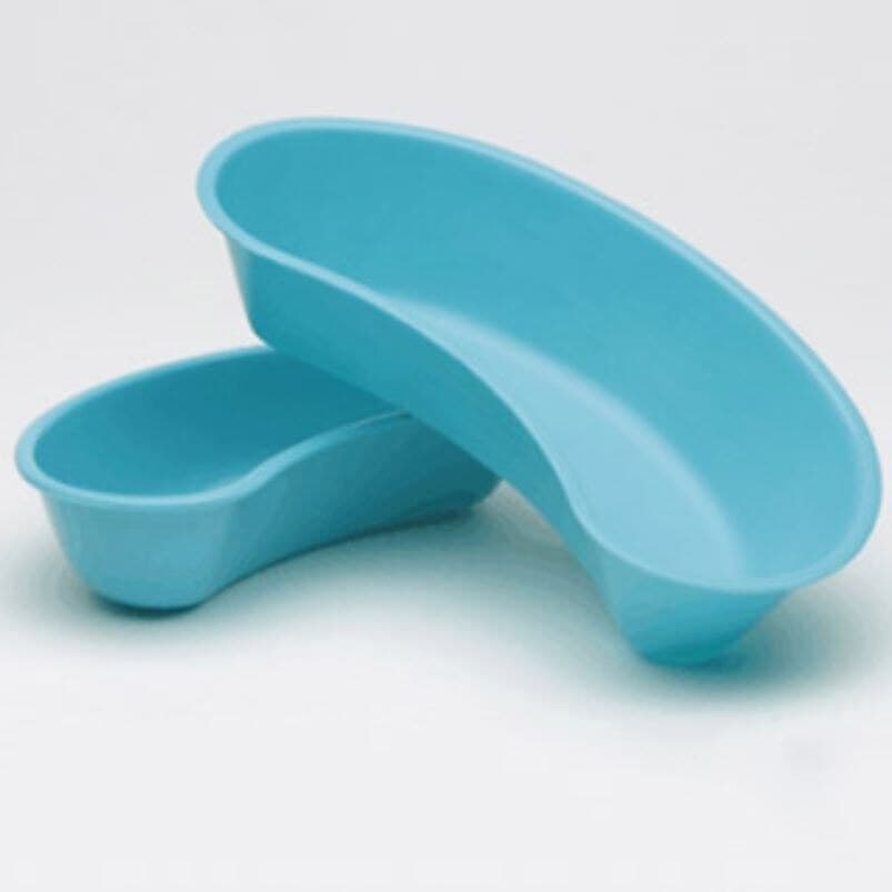 Medegen Basin Emesis Plastic Kidney, Polypropylene, Blue, 24 oz - Basin Emesis Plastic 24Oz - Image 1