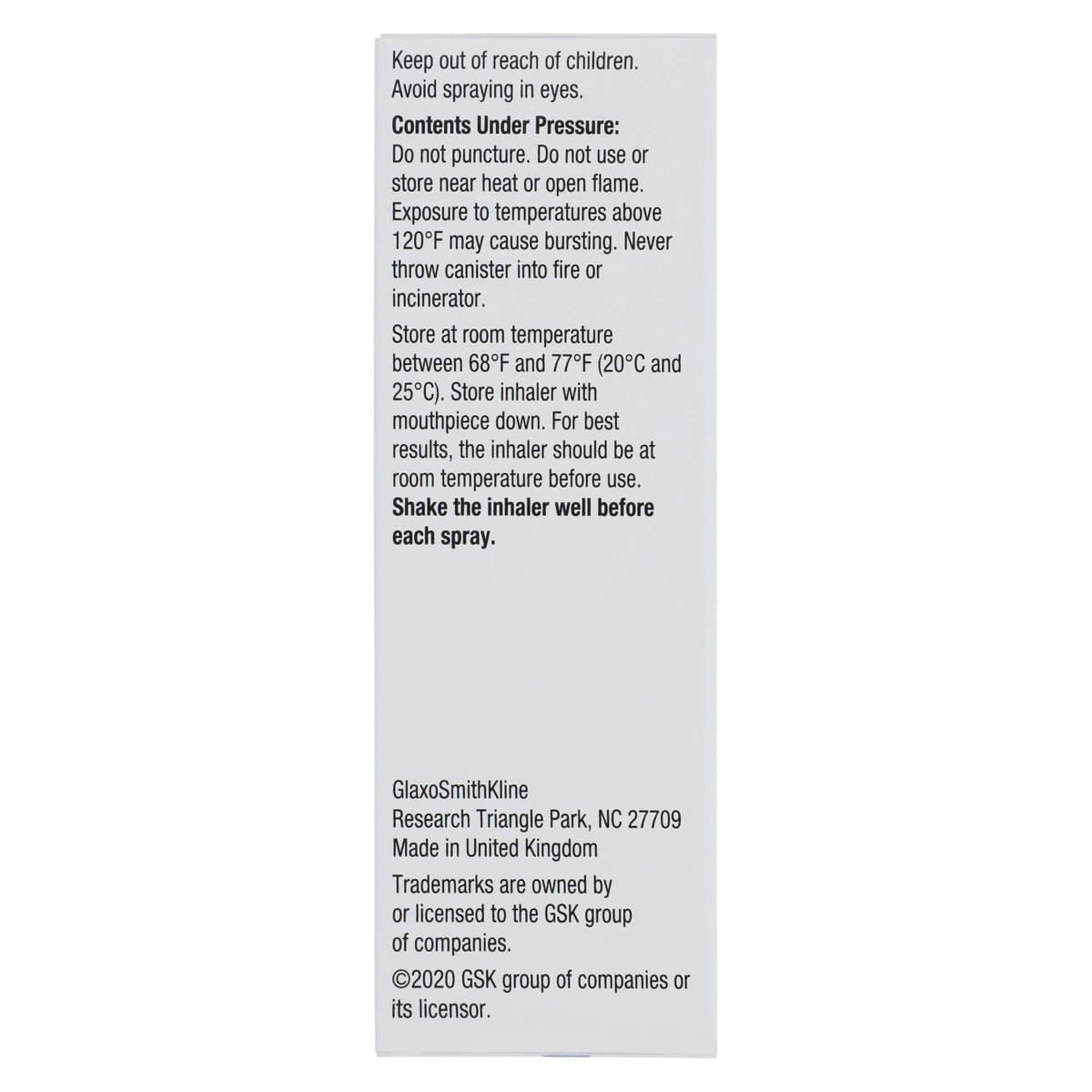 Ventolin HFA Inhalation Aerosol 90mcg with Dose Counter, Albuterol Inhaler, 8g Canister thumbnail 3