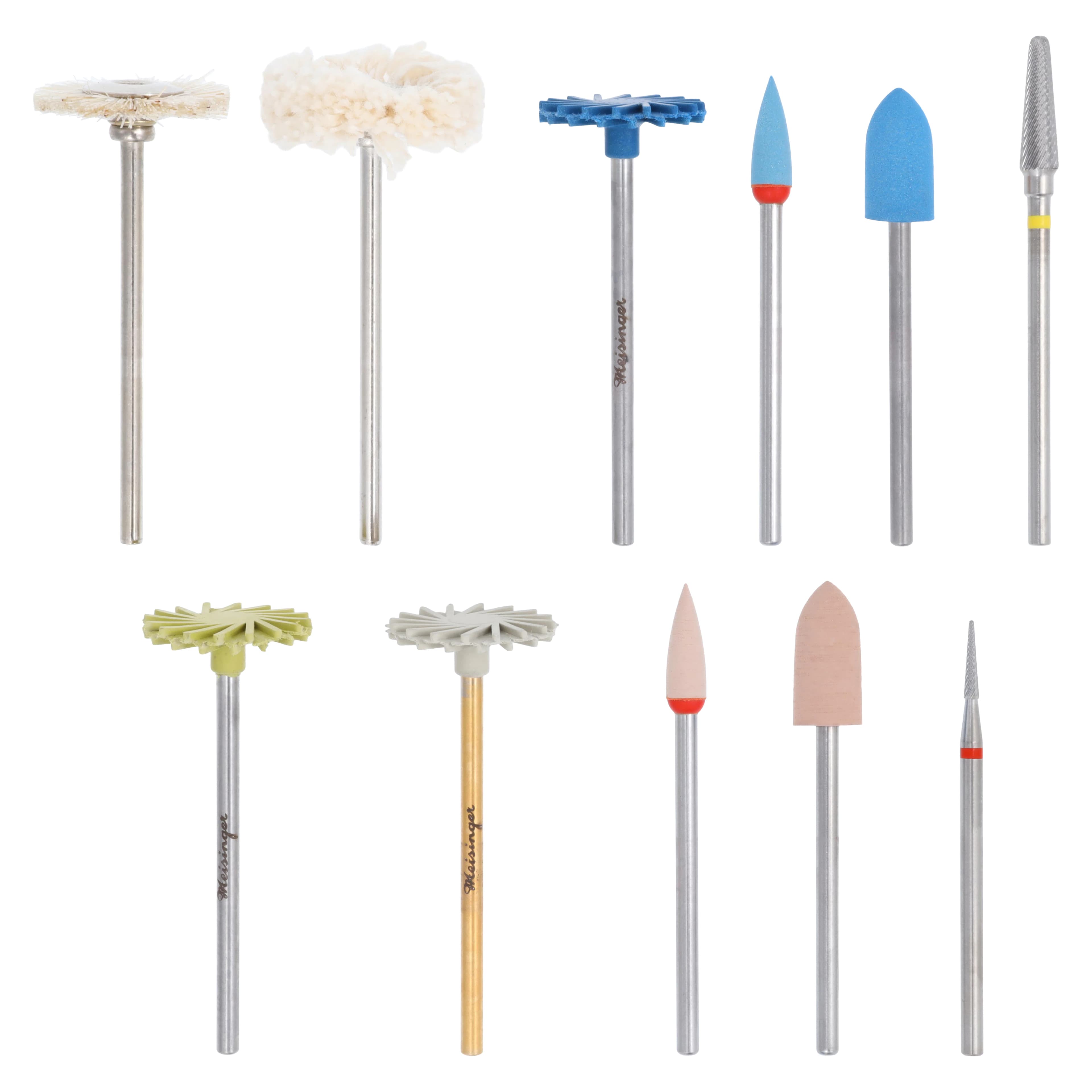 Meisinger Dr. Campbell Extraoral Pre & Post Sintered Zirconia Adjusting and Polishing Kit, GC07 thumbnail 2