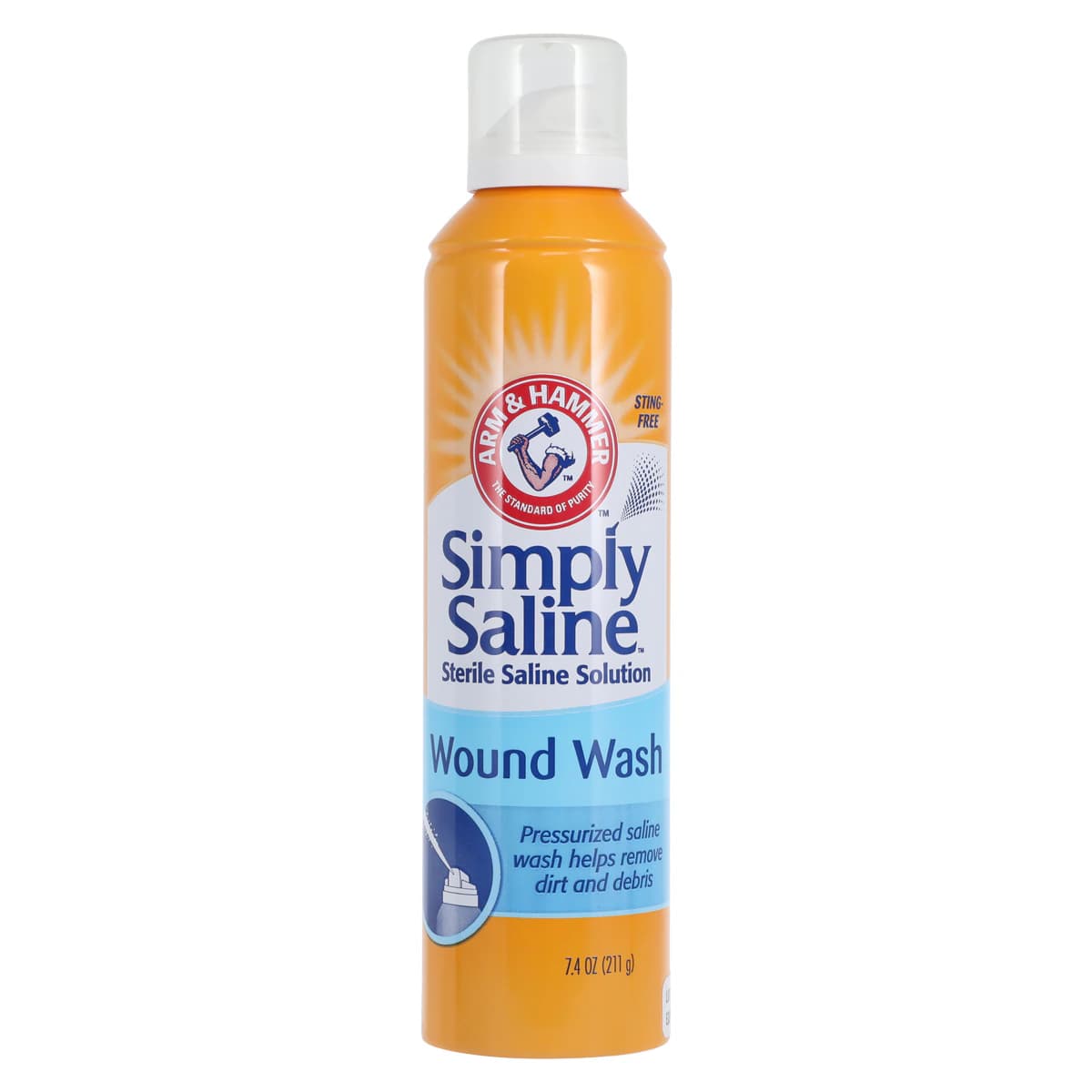 Simply Saline Wound Wash, 7.4 oz Can - Simply Saline Wound Wash - Image 1