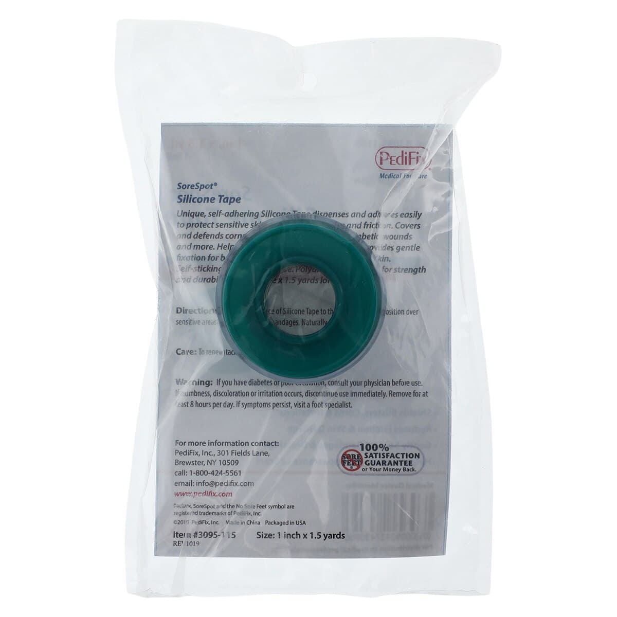 Soothe & Heal Silicone Tape, Waterproof, 1" x 1-1/2 yd, Each thumbnail 2