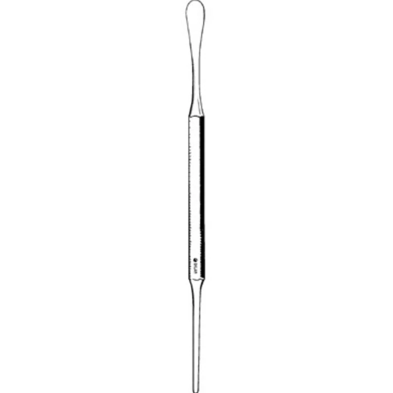 Sklar Instruments Econo Double-Ended Surgical Spatula/Packer, Stainless Steel, Non-Sterile, Disposable, 12/Box - Spatula / Packer Econo Dbl End - Image 1