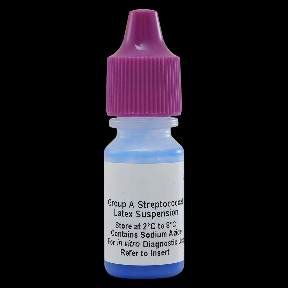 Hardy Diagnostics Group A Strep Reagent for Rapid Latex Agglutination Test, 60 Tests - Reagent Grpng A Strep Pro Ltx - Image 1