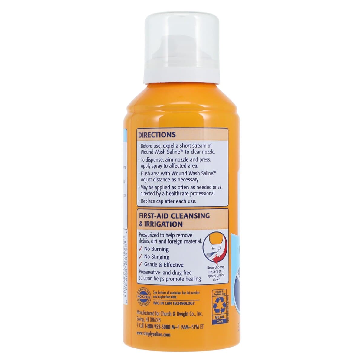 Simply Saline Wound Wash, 3.1 oz Can thumbnail 3